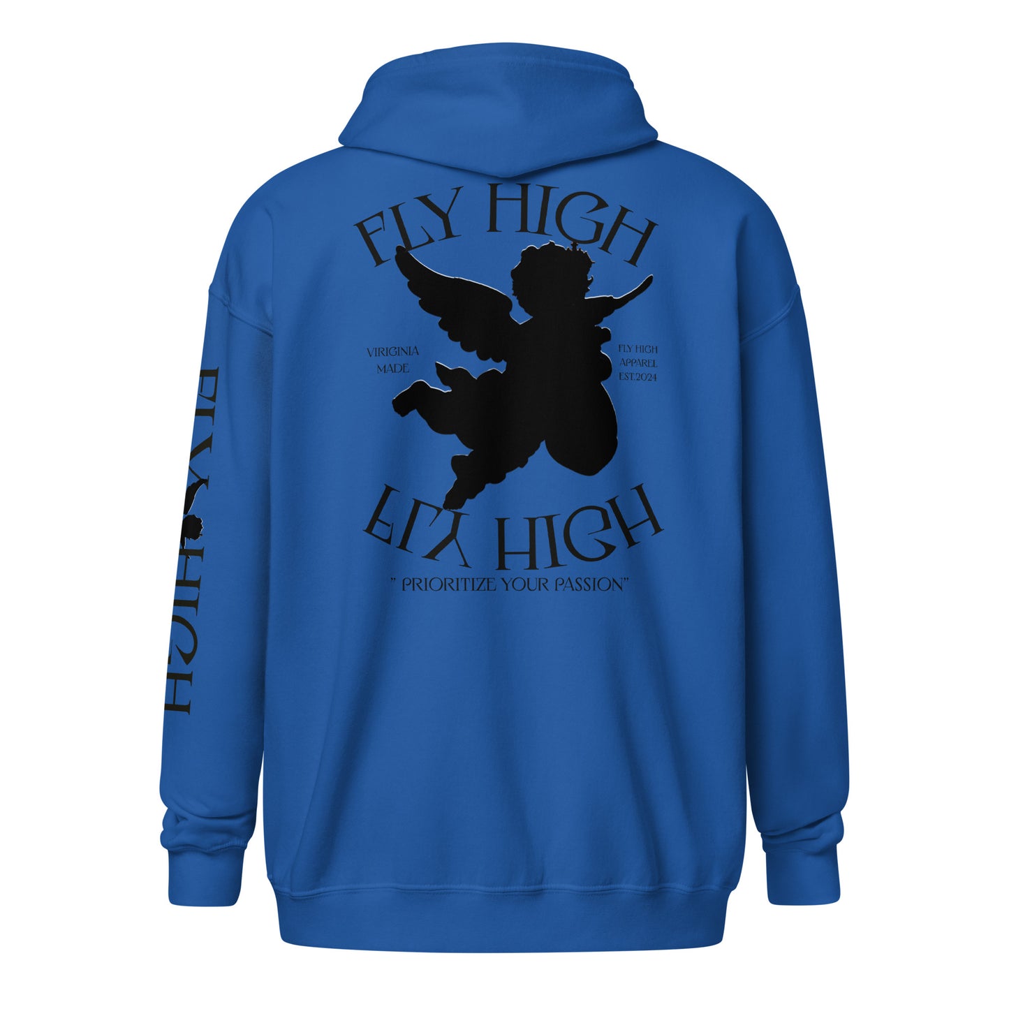 Fly High Unisex heavy blend zip hoodie