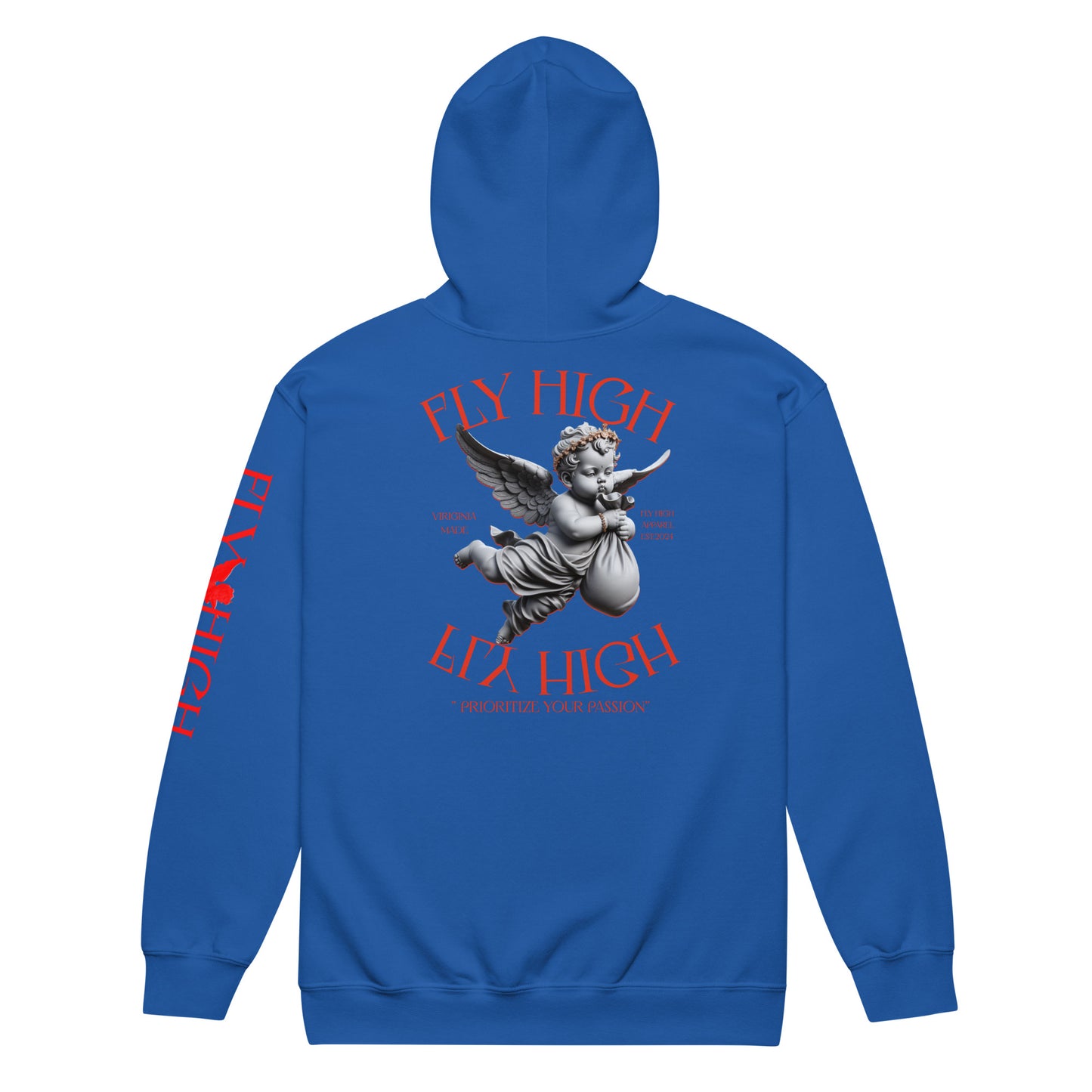 Fly High Unisex heavy blend zip hoodie