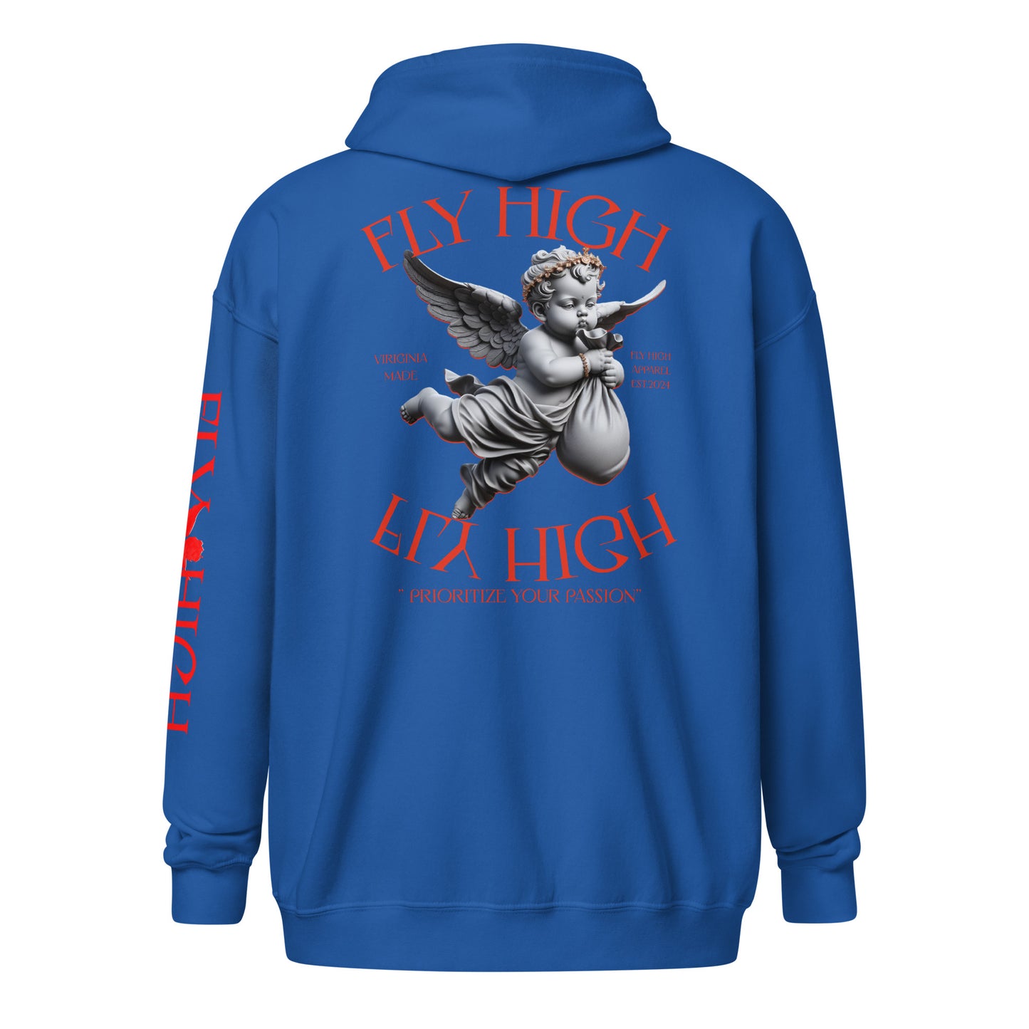 Fly High Unisex heavy blend zip hoodie