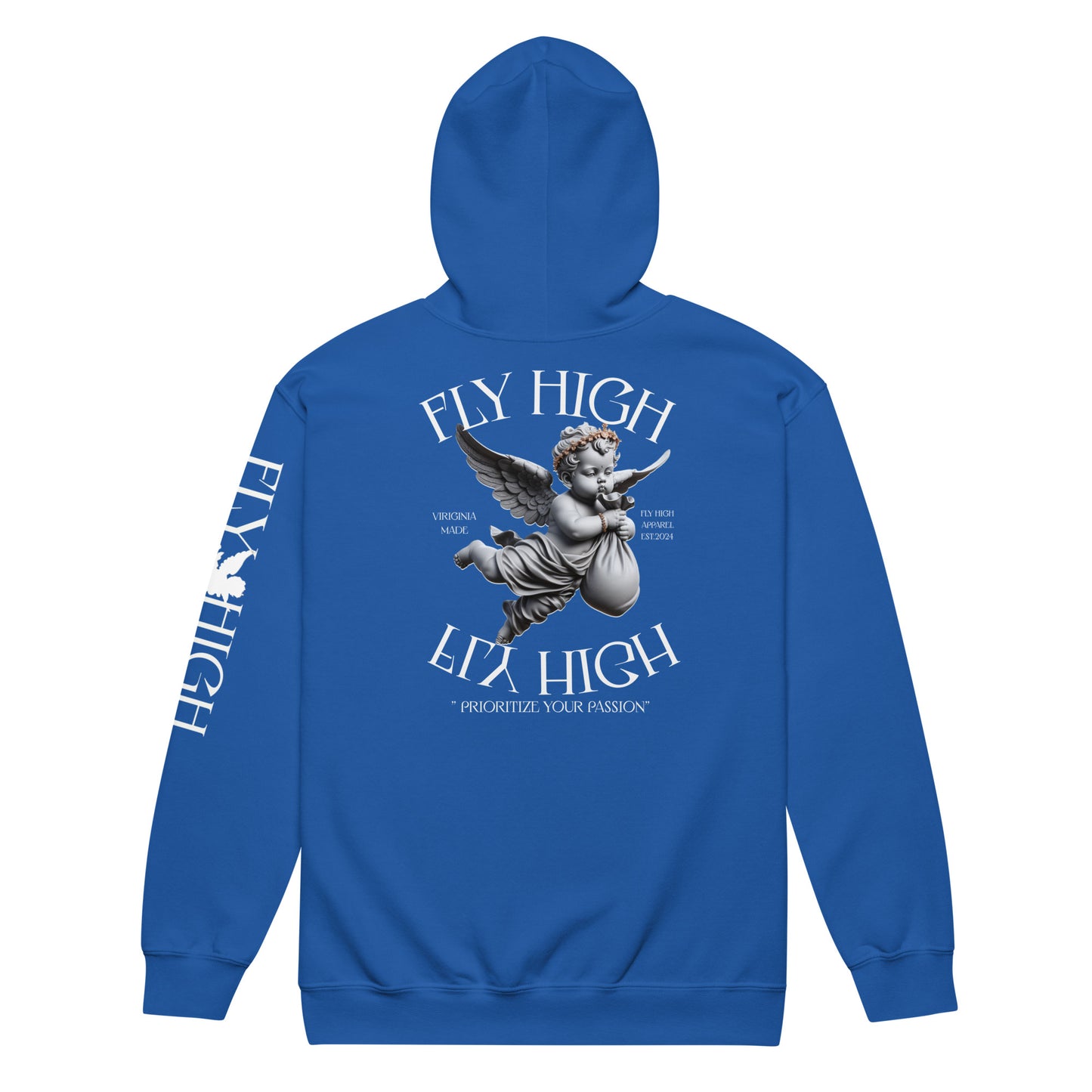 Fly High Unisex heavy blend zip hoodie