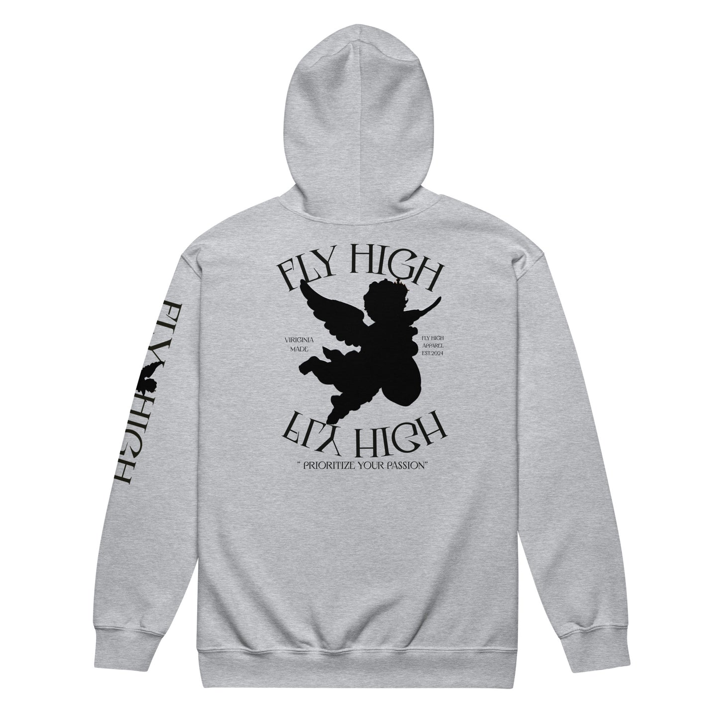 Fly High Unisex heavy blend zip hoodie