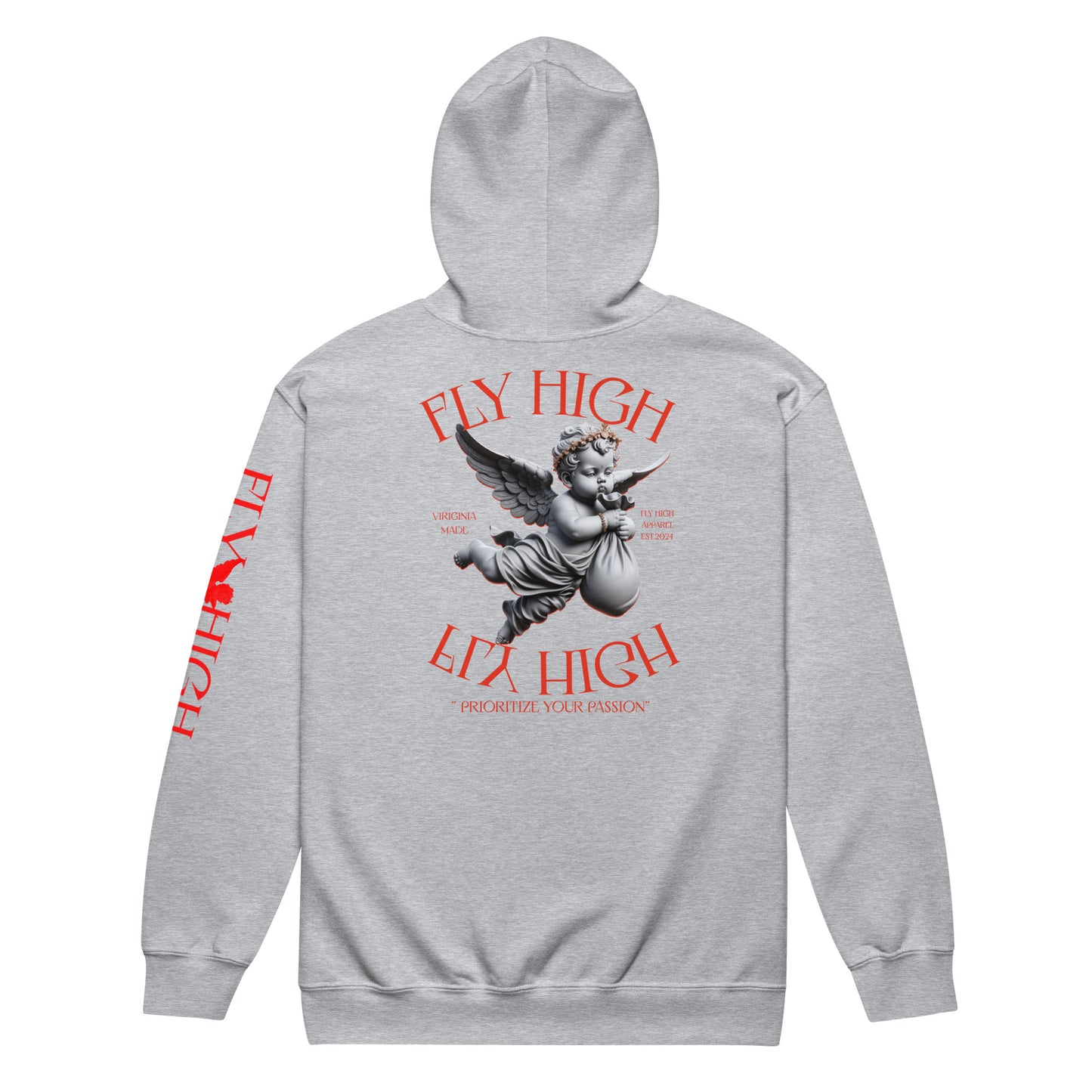 Fly High Unisex heavy blend zip hoodie