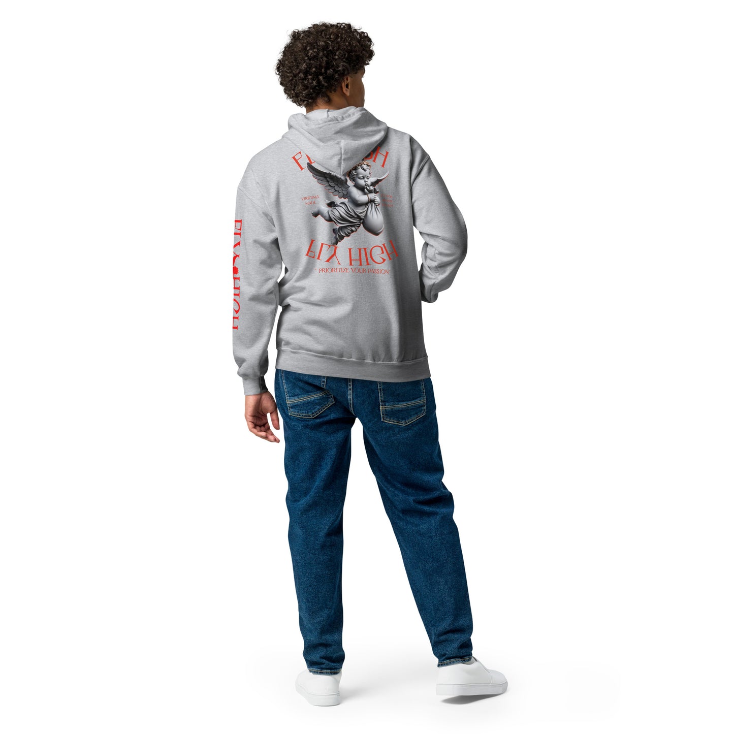 Fly High Unisex heavy blend zip hoodie