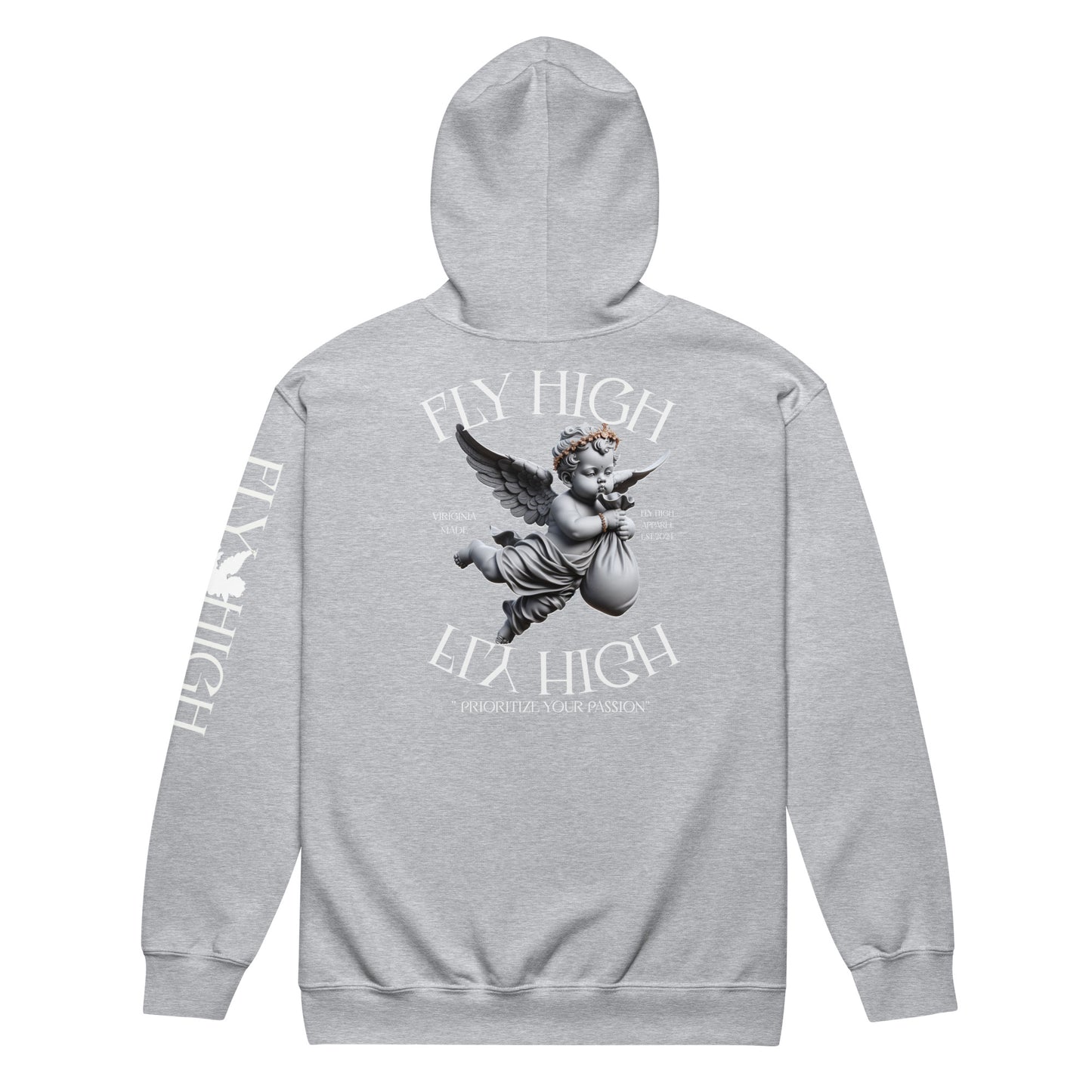 Fly High Unisex heavy blend zip hoodie