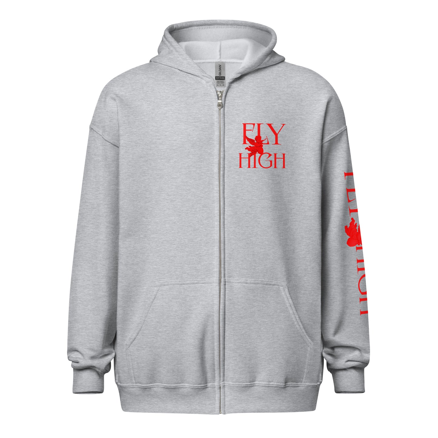 Fly High Unisex heavy blend zip hoodie