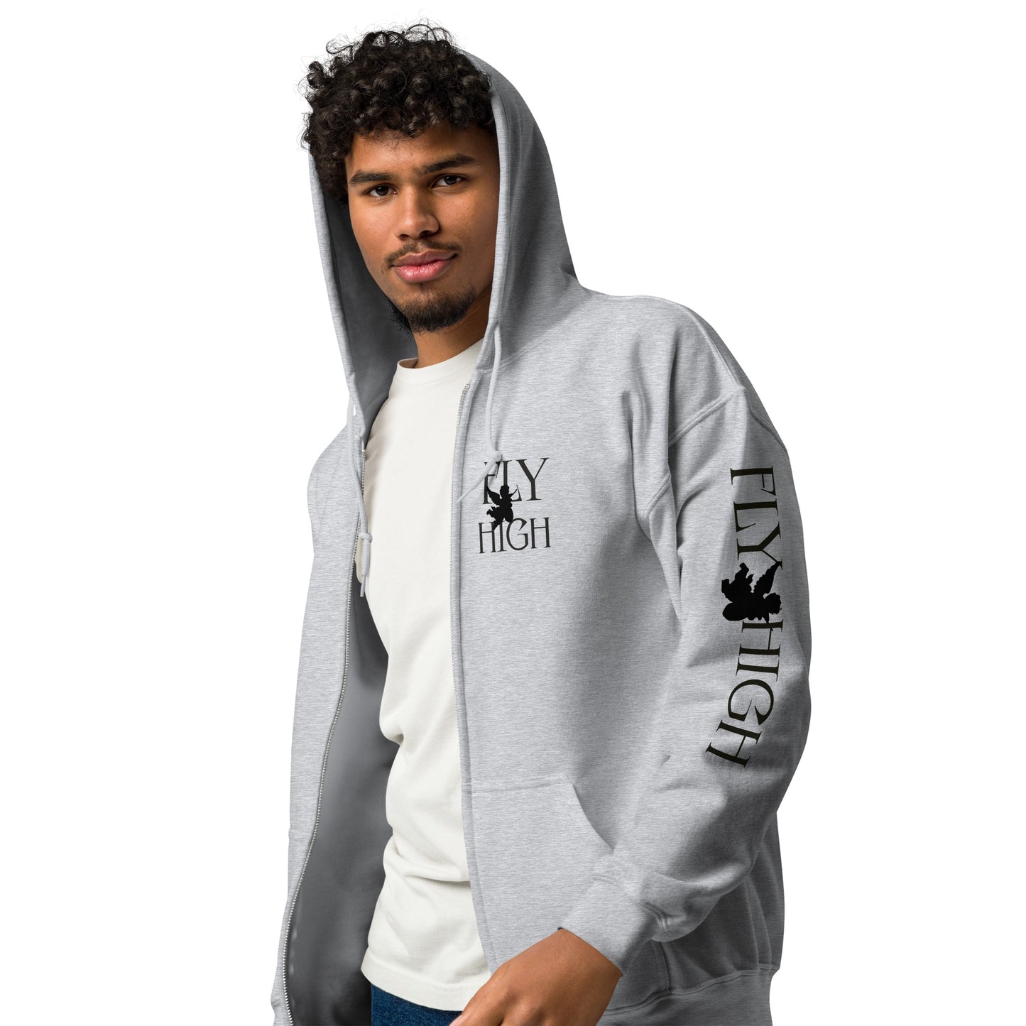 Fly High Unisex heavy blend zip hoodie