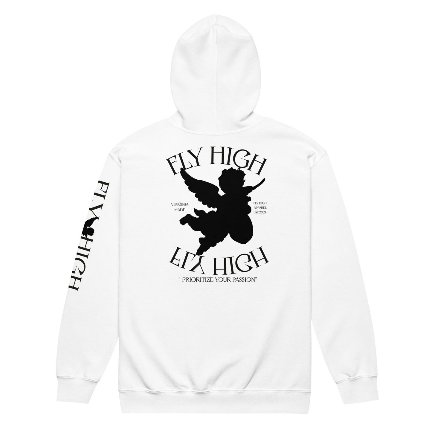 Fly High Unisex heavy blend zip hoodie