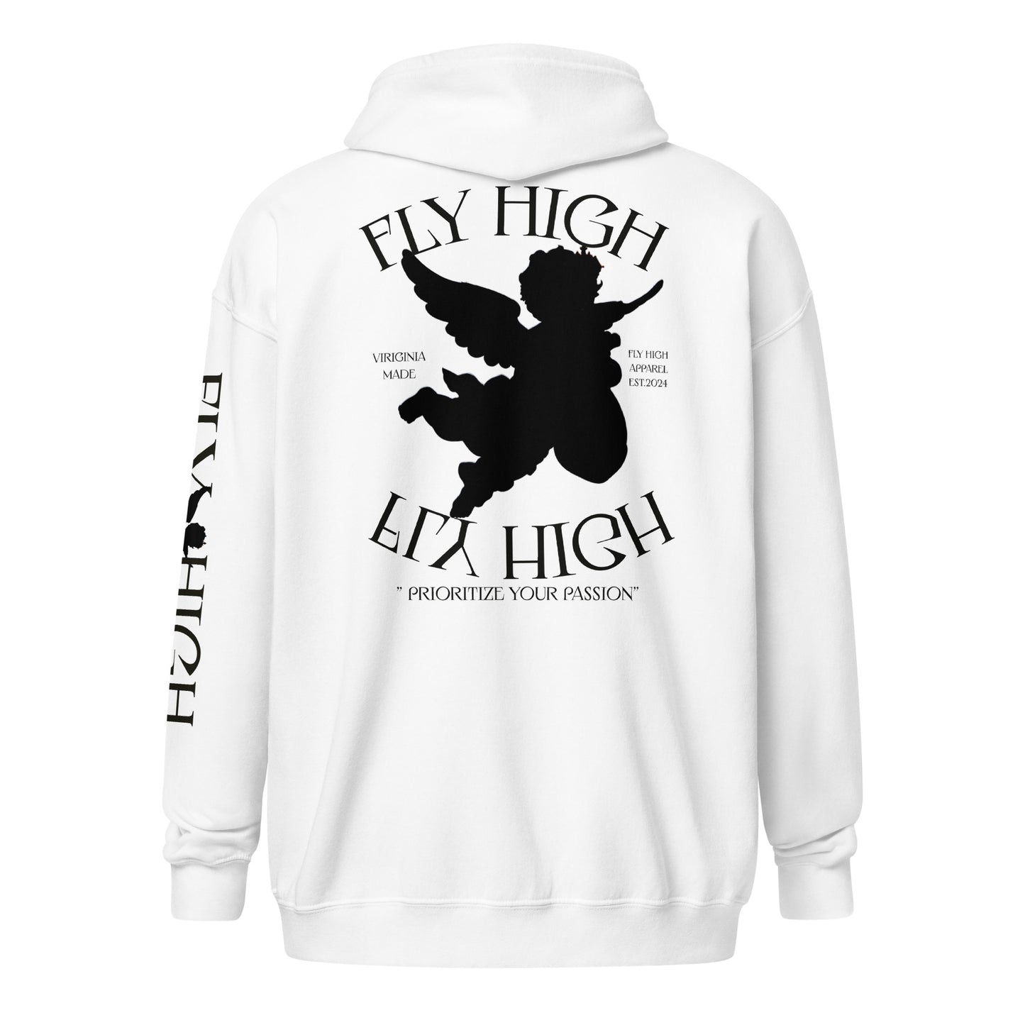 Fly High Unisex heavy blend zip hoodie