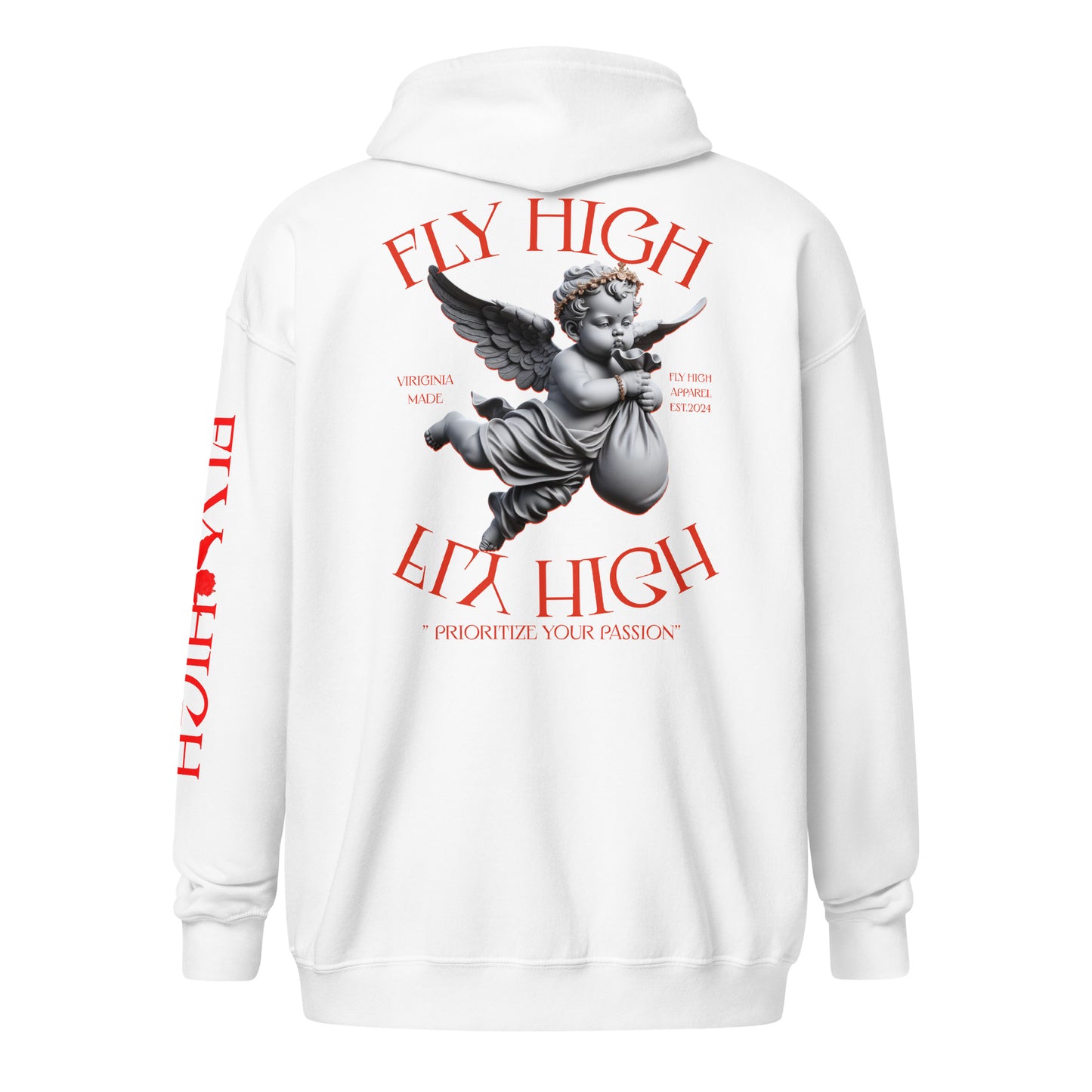 Fly High Unisex heavy blend zip hoodie