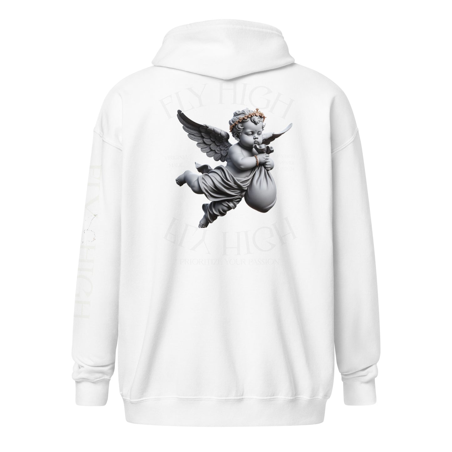 Fly High Unisex heavy blend zip hoodie