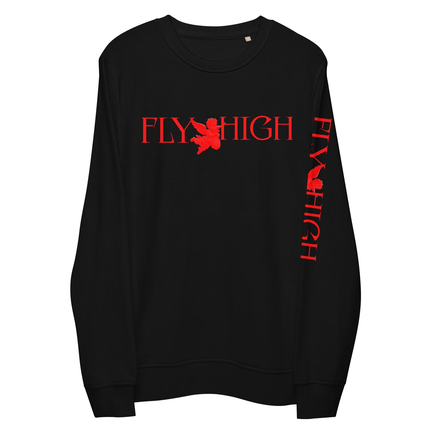 Fly High Unisex organic sweatshirt