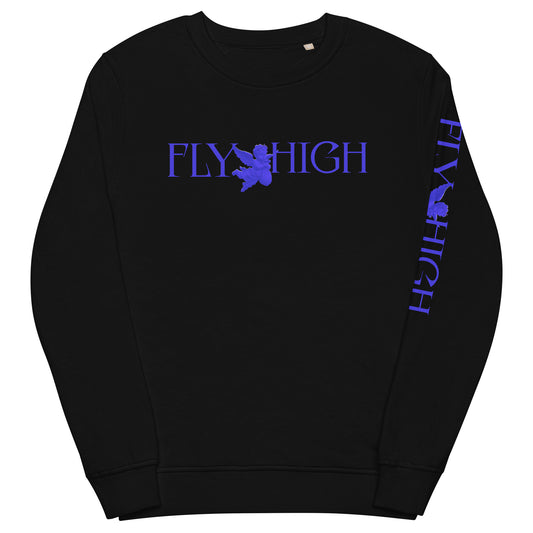 Fly High Unisex organic sweatshirt