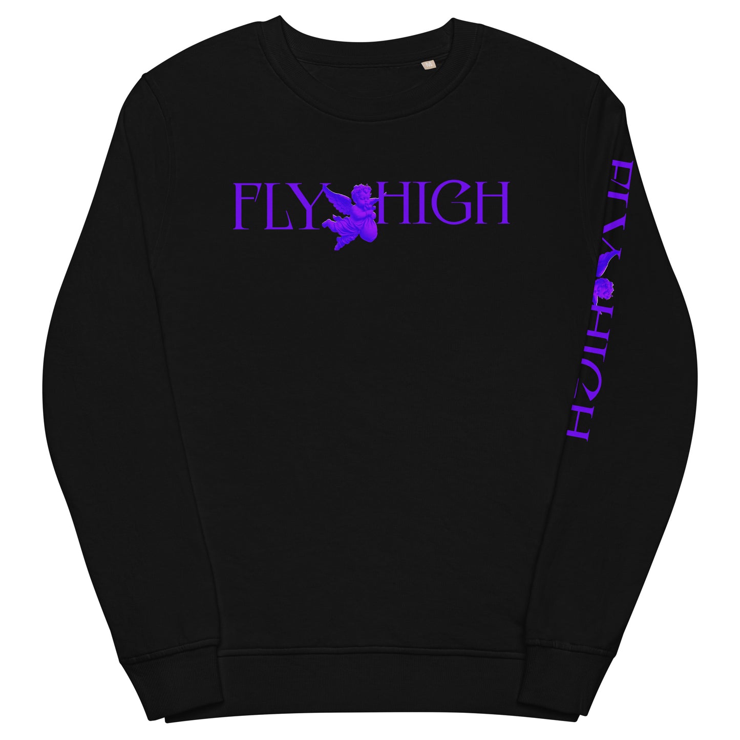 Fly High Unisex organic sweatshirt