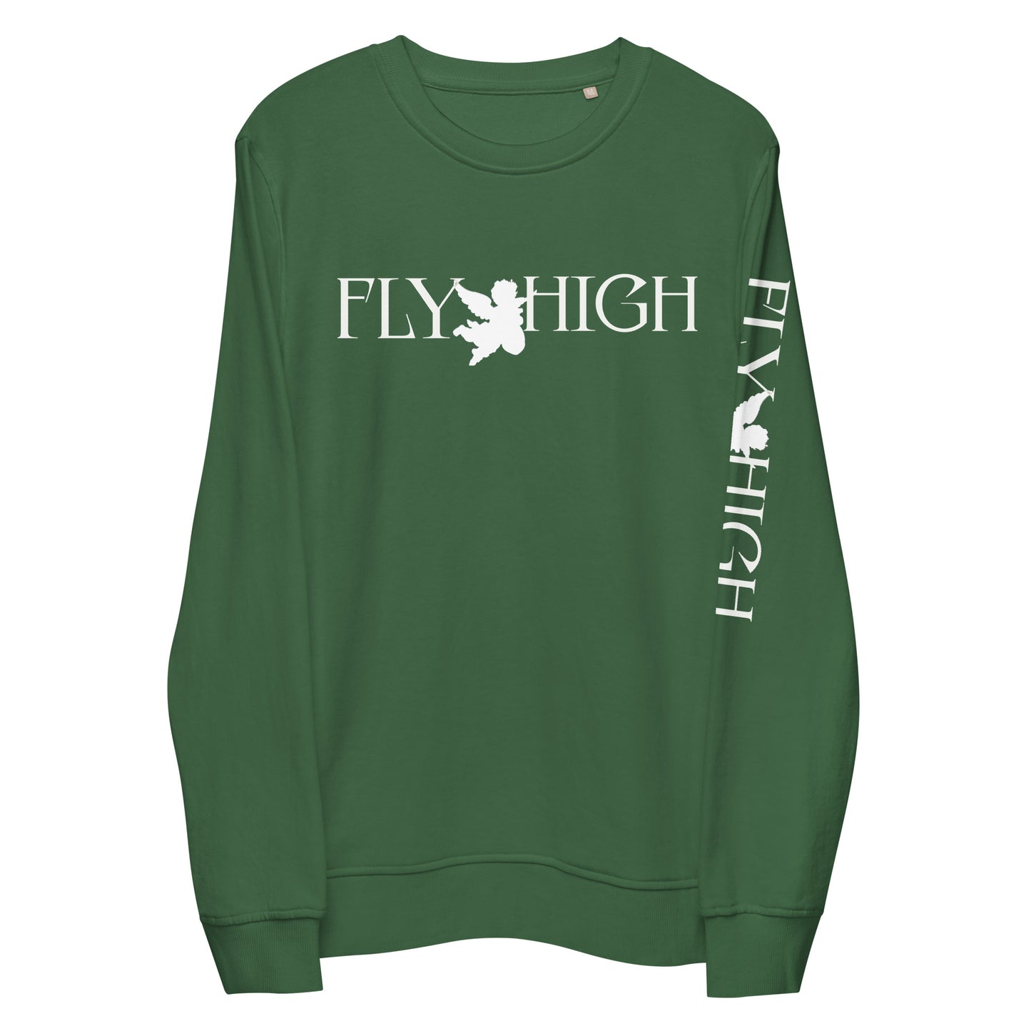 Fly High Unisex organic sweatshirt