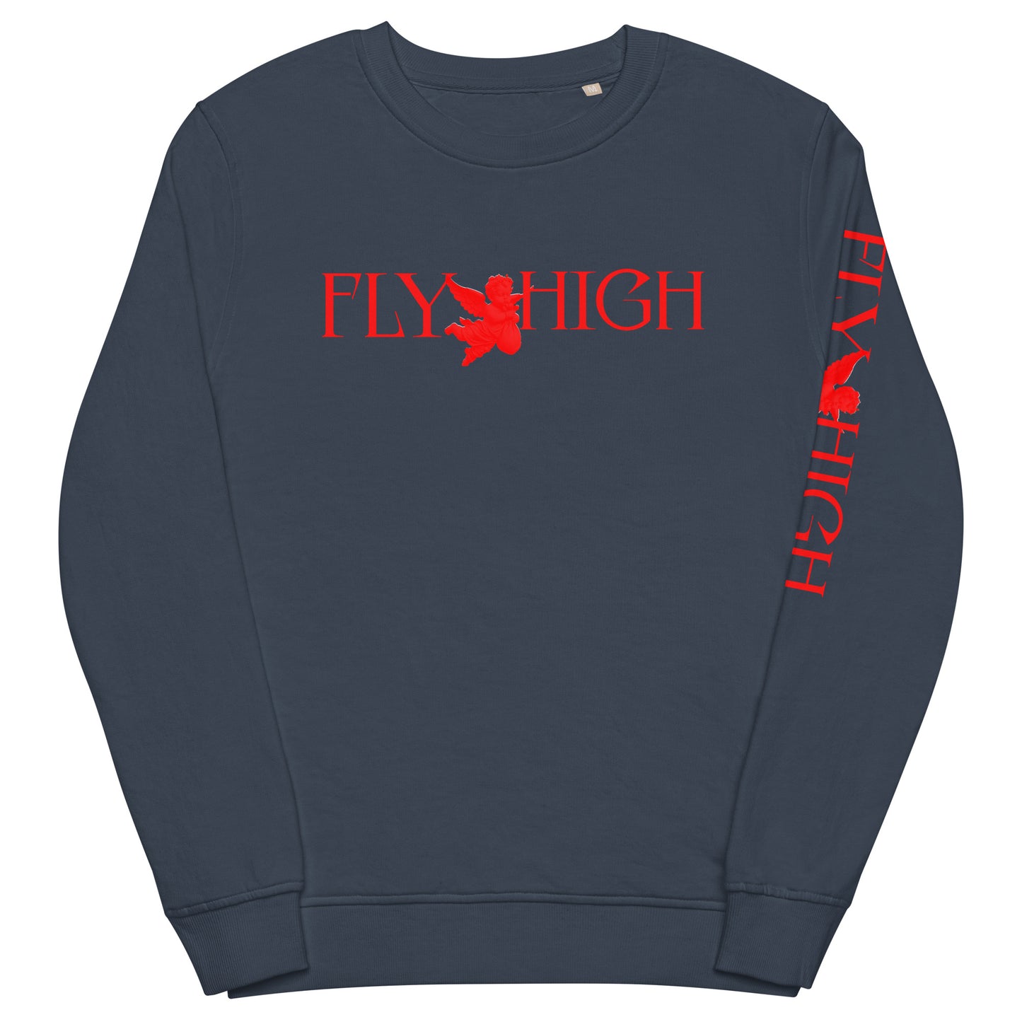 Fly High Unisex organic sweatshirt