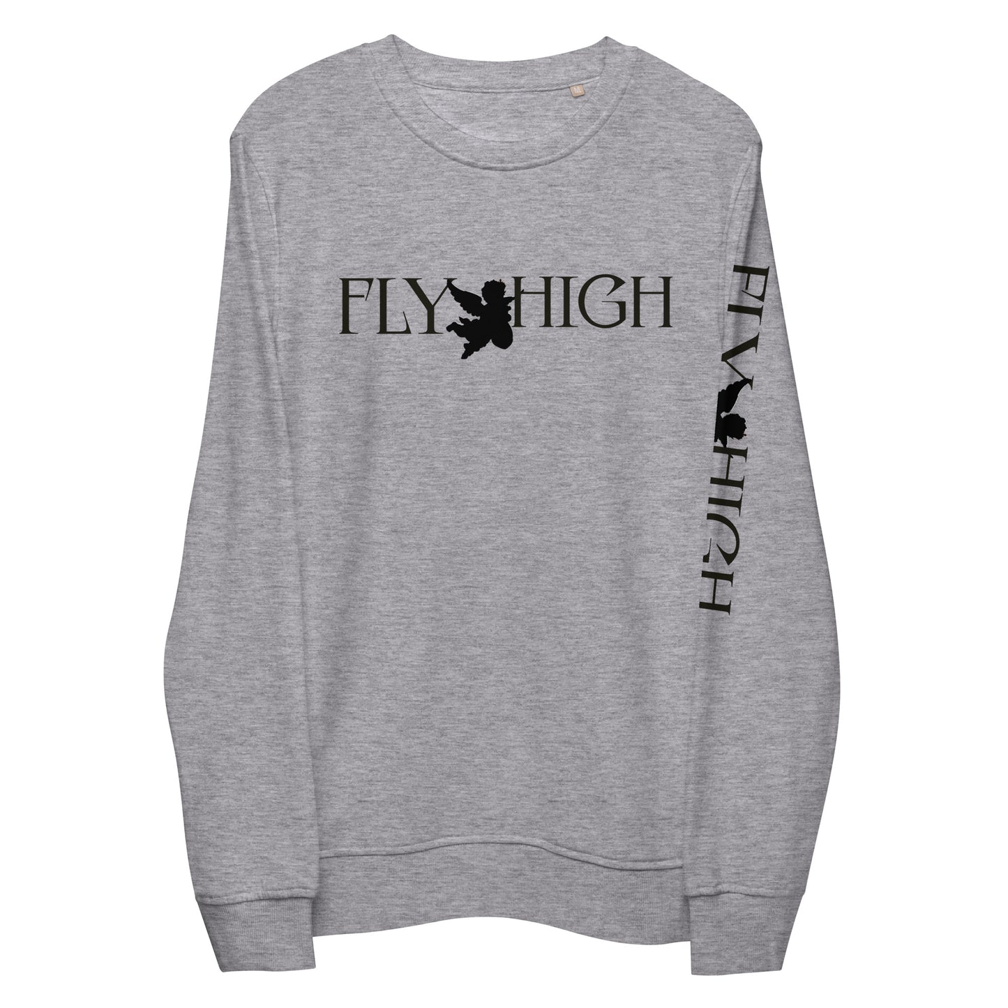 Fly High Unisex organic sweatshirt