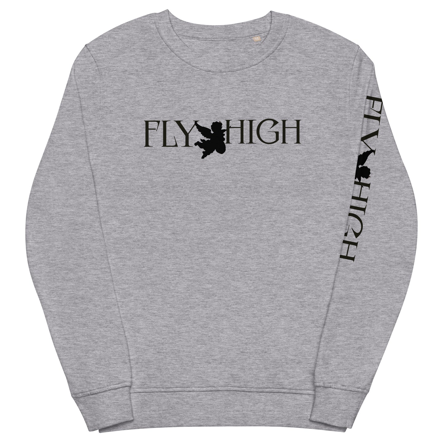 Fly High Unisex organic sweatshirt