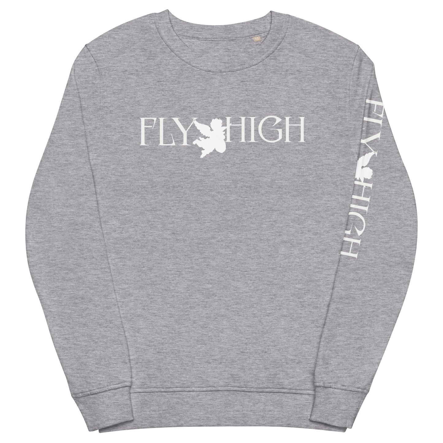 Fly High Unisex organic sweatshirt