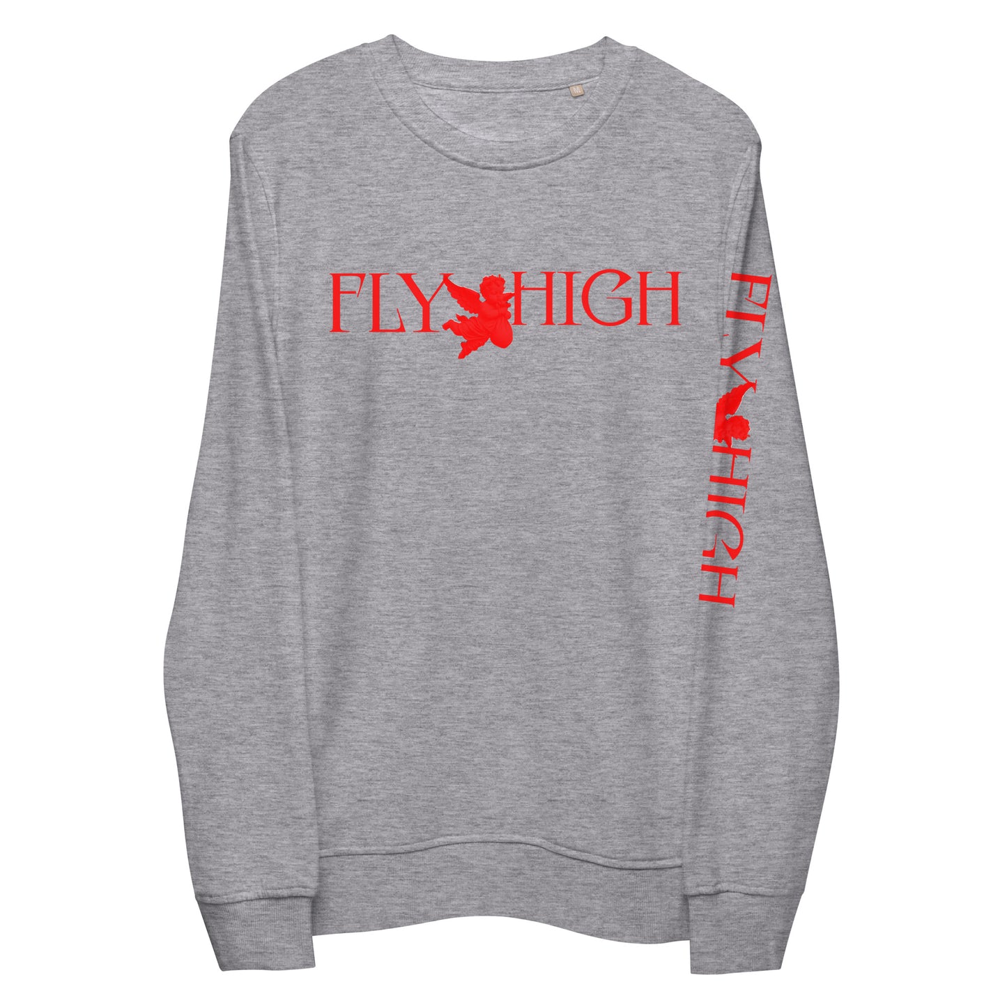 Fly High Unisex organic sweatshirt