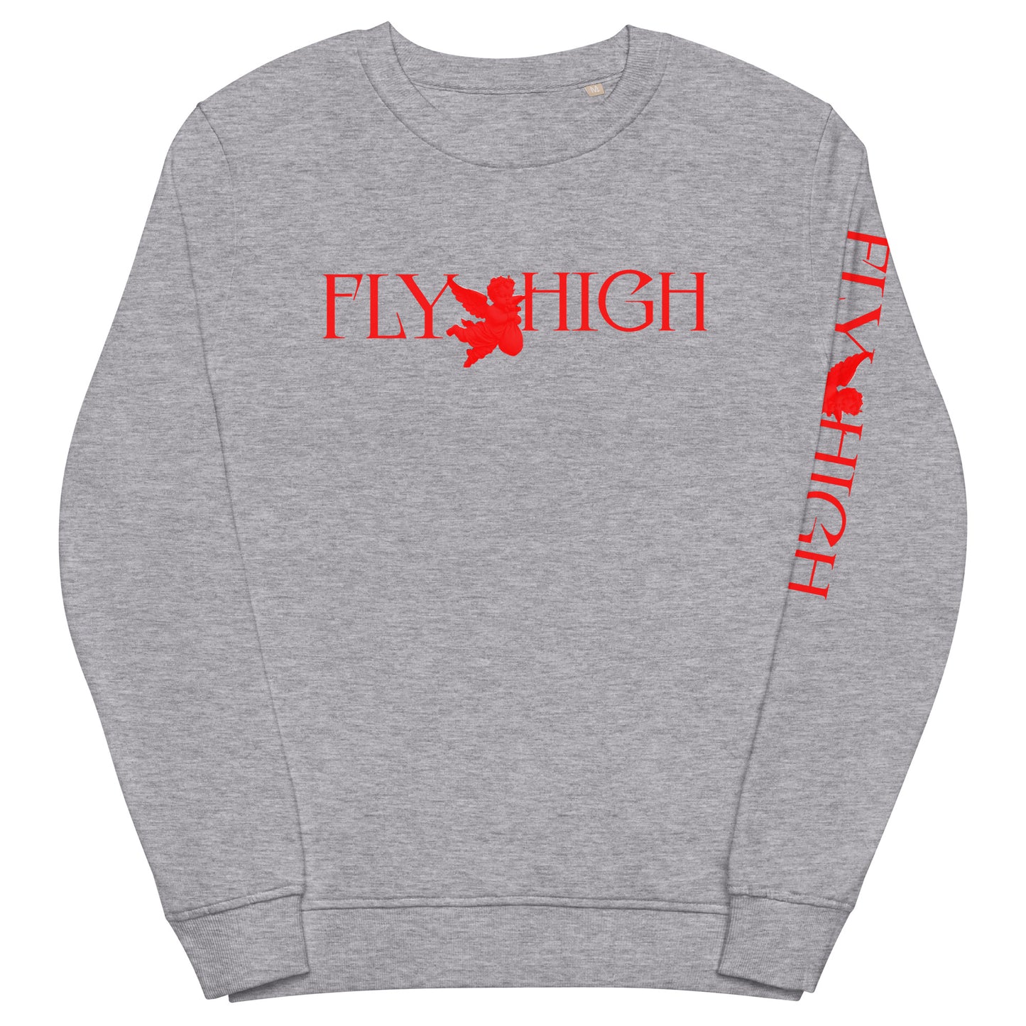 Fly High Unisex organic sweatshirt