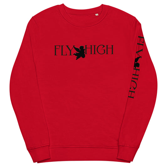 Fly High Unisex organic sweatshirt