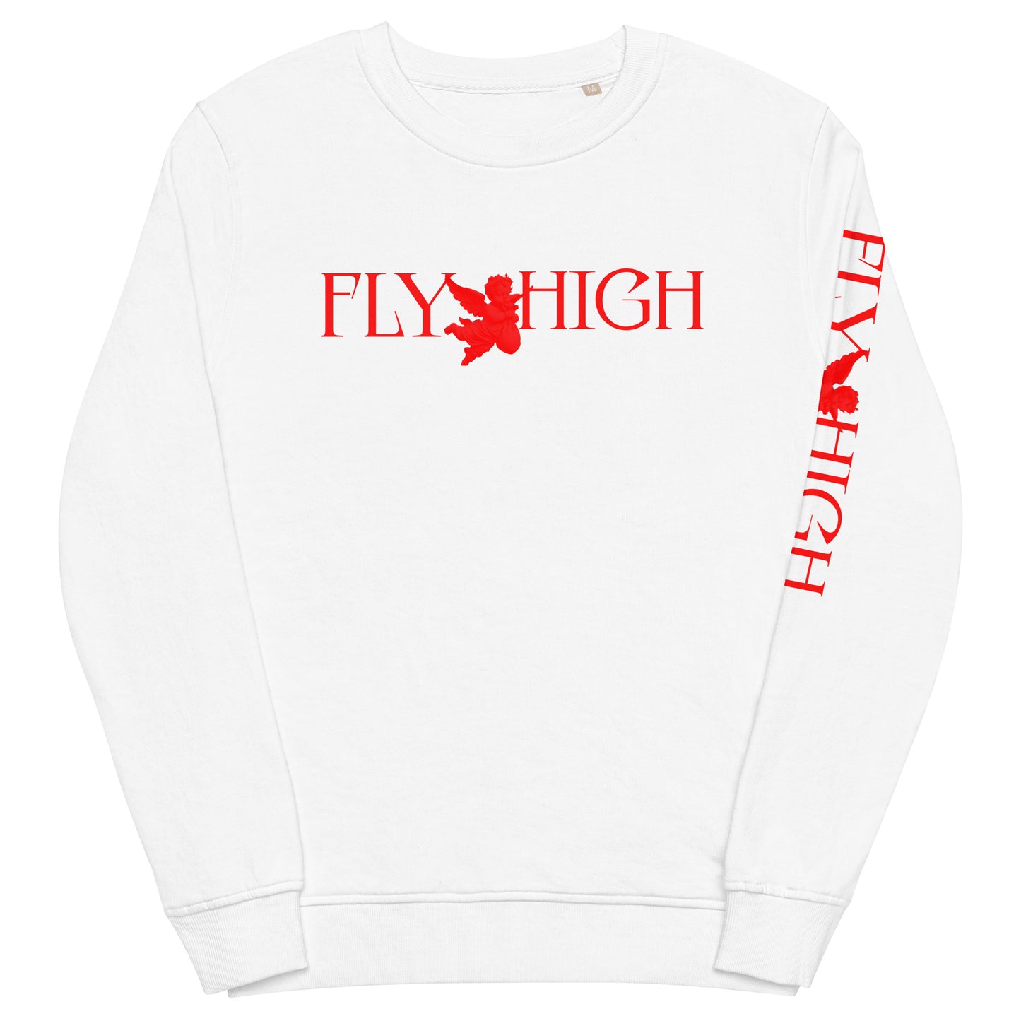 Fly High Unisex organic sweatshirt